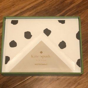 NWT. Host pick! Kate Spade black white stationary.